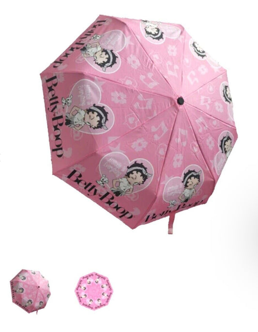 BETTY BOOP UMBRELLA IN PINK ATTITUDE IS EVERYTHING JUST ARRIVED