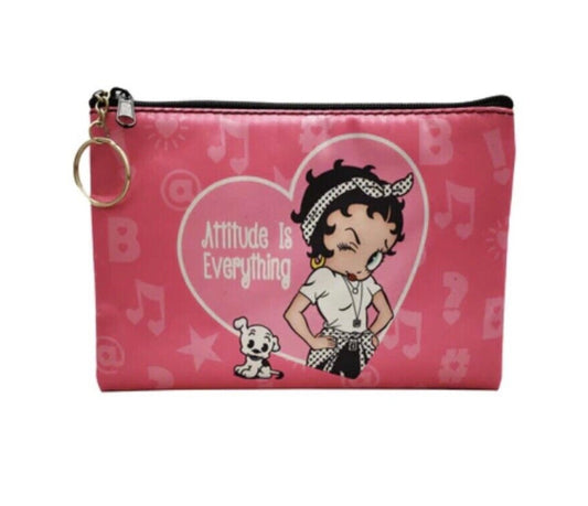 BETTY BOOP MAKE UP BAG ATTITUDE IS EVERYTHING BB6208