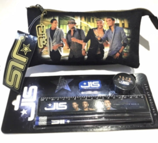 JLS PENCIL CASE WITH A FREE STATIONARY SET RARE TO GET