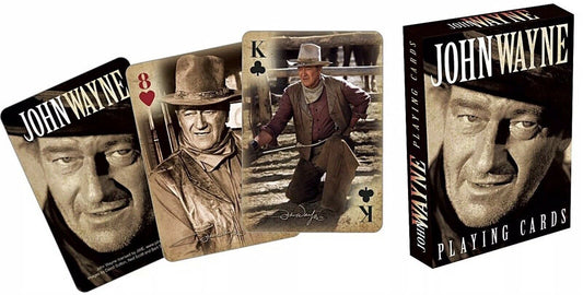 John Wayne Official size Poker-Sized PLAYING CARDS by Aquarius images