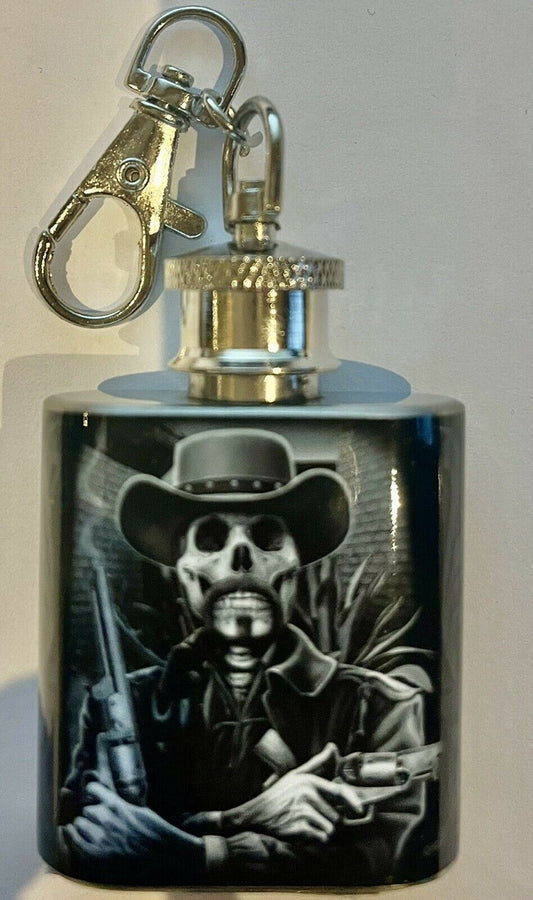 David Gonzales Art - PeaceMaker - Mini Keychain Flask DGA # DG5146 (7x 4cm)