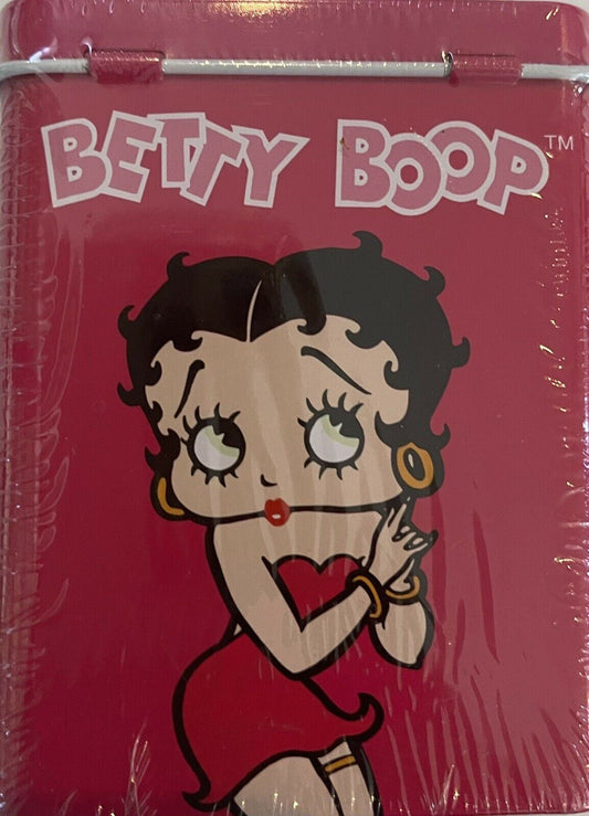 Betty Boop Sticky Plasters In A Pink Tin Box (16pcs in Tin) 72mm x 19mm medical