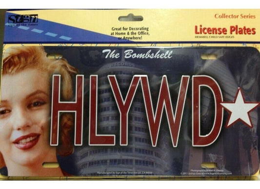 6″ X 12″ Collector’s Series License Plate The Bombshell Marilyn Monroe New