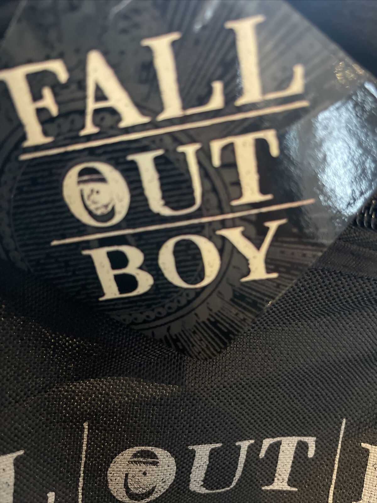 Fall Out Boy Keyhole LARGE Black Back Pack BioWorld