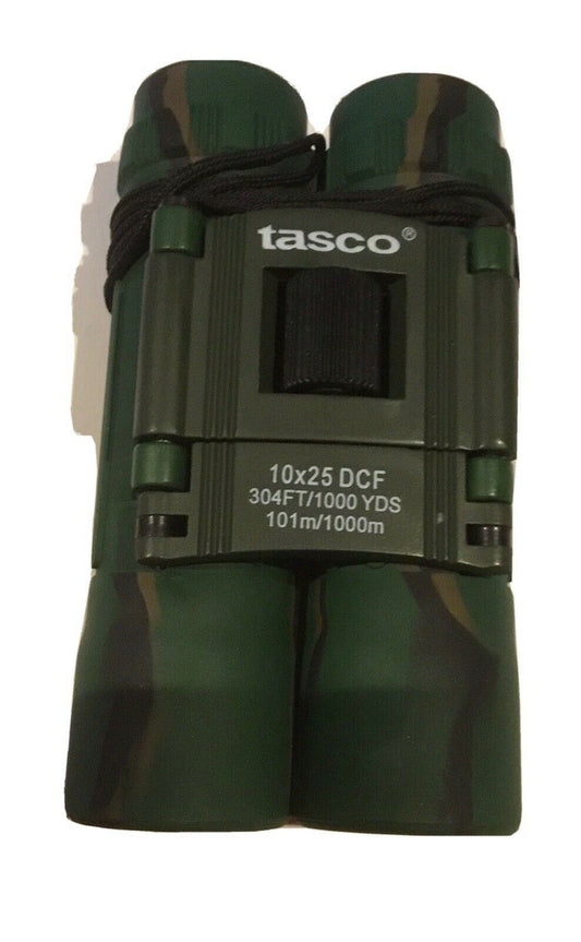 TASCO Compact 10 x 25mm Camouflage RRP £34.99 PERFECT FOR HORSE RACING