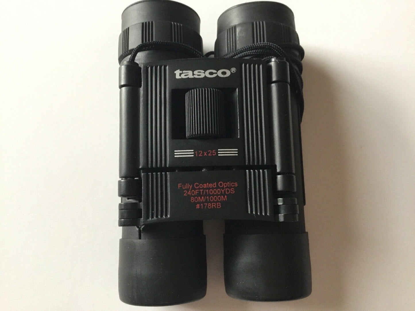 TASCO Compact 12 x 25mm DCF  50m/1000m RRP £29.99  PERFECT FOR HORSE RACING