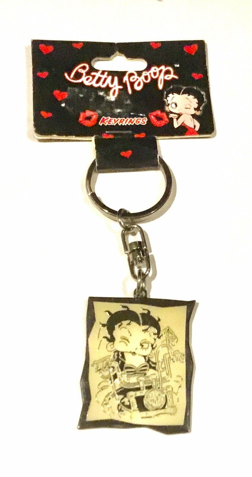 BETTY BOOP KEY RING OFFICIAL WITH A FREE WALLET JUST ARRIVED RED BB