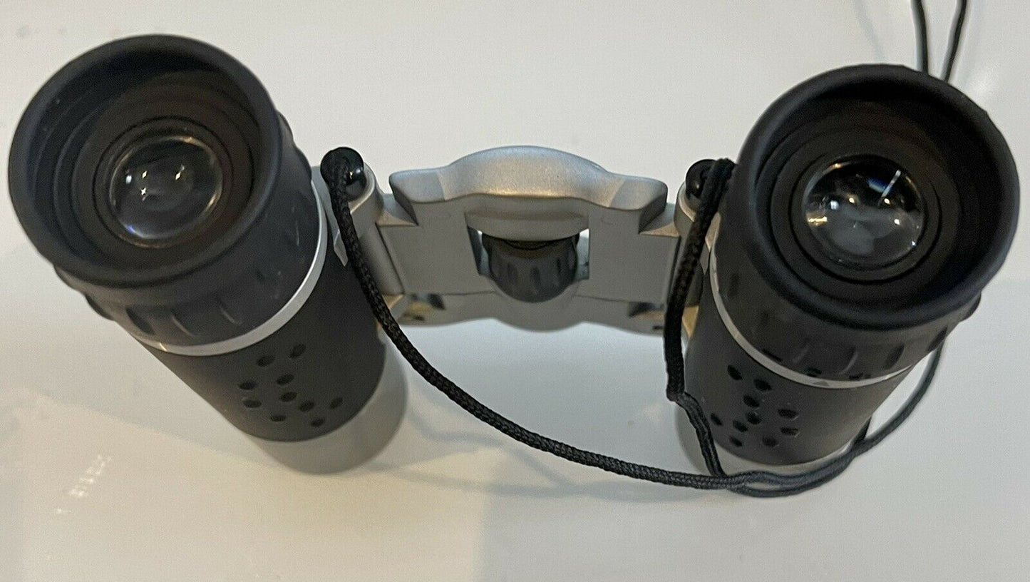 KAJEE Compact Binoculars 8 x 21 Silver & BLACK  PERFECT FOR BIRD WATCHING