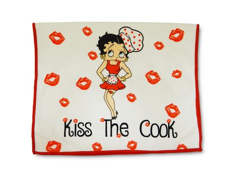 New Betty Boop Kitchen Towel Kiss The Cook BB5559