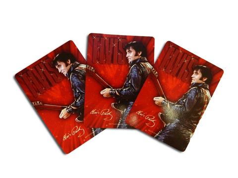 New Elvis Presley Playing Cards RED '68 Name E8803