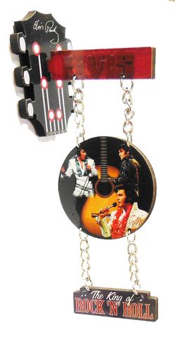 New Elvis Presley Magnet 4 Part Dangle E8874