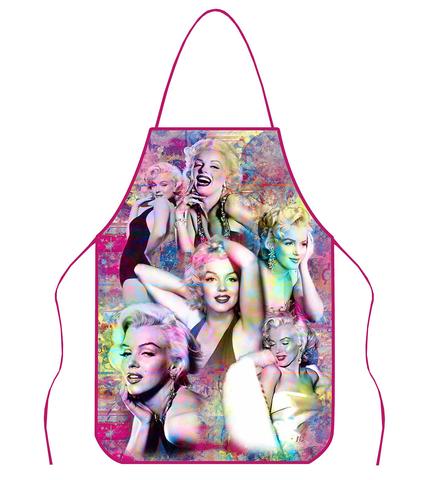 Marilyn Monroe Apron & Kitchen Towel 2 pcs Set Color Collage